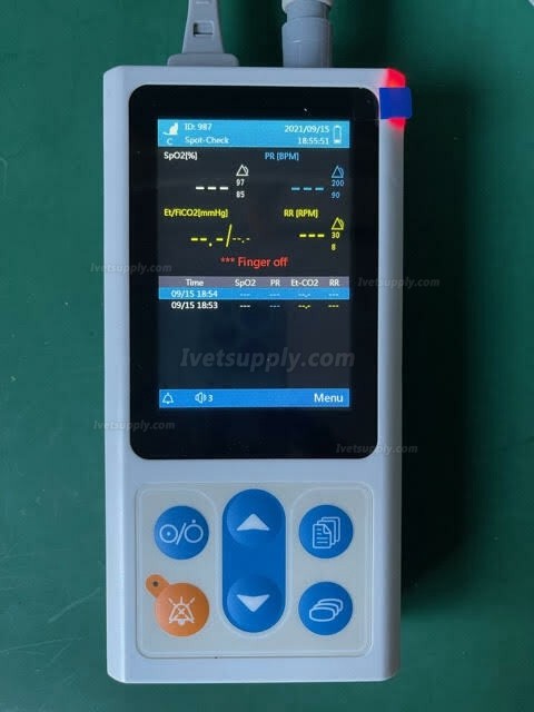 UTMD uPM60VCM Handheld Veterinary Capnography Monitor - SPO2 PR RESP ETCO2(mainstream)